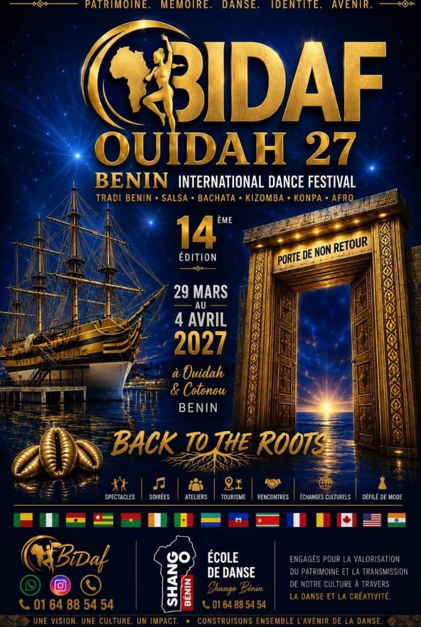 🌍 Voyage Annuel Feeling Dance Studio – BIDAF 2027 🇧🇯 Danse • Culture • Partage • Solidarité