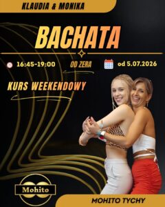 Weekendowa Bachata od zera – Kurs dla Singli i par – z Klaudia i Moniką niedziele