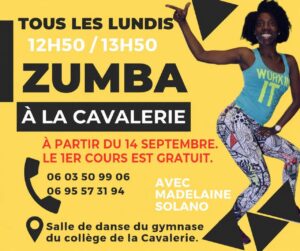 💃 ZUMBA À LA CAVALERIE 💃