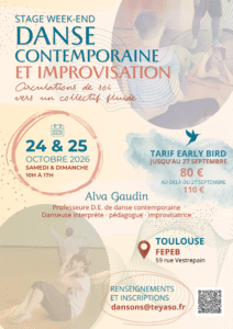 Stage danse contemporaine et improvisation