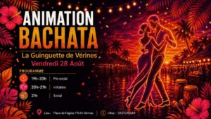 Animation Bachata A La Guinguette Vérinoise