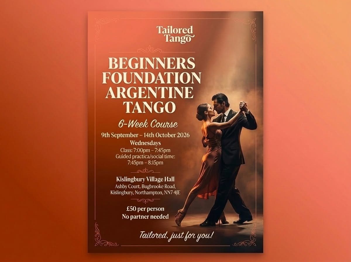 Argentine Tango 6 Week Beginners Foundation Course