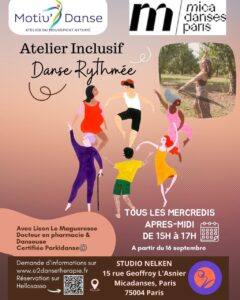 ATELIER INCLUSIF DANSE RYTHMEE o2dansethérapie