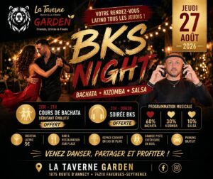 Bachata night taverne garden