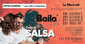 BAILA’ARTE by PA — Portes Ouvertes Salsa • Septembre 💃🕺