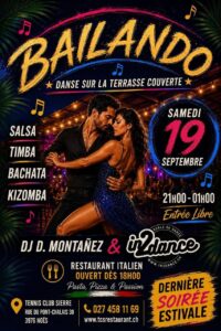 Bailando STBK – Samedi 19 Septembre dès 21h00 – Dernière de la saison estivale