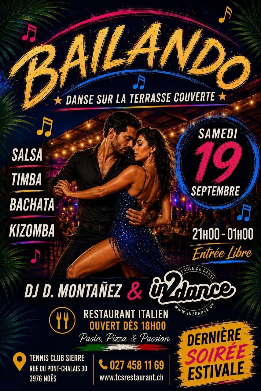 Bailando STBK – Samedi 19 Septembre dès 21h00 – Dernière de la saison estivale