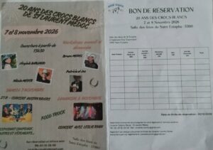 Bal Anniversaire des Crocs Blancs de St Laurent Médoc