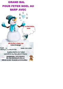 Bal de noel 12 decembre 2026 chez l&rsquo;ABCLD