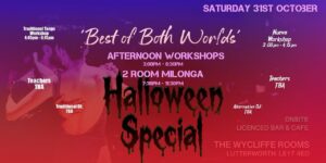 &lsquo;Best of Both Worlds&rsquo; 2 Room Tango Event HALLOWEEN EDITION