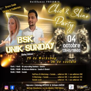 ✨️BSK UniK Sunday – Chic & Shine Party – 3ème Édition✨️