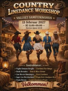 Country Linedance Workshop I Vallset🤠