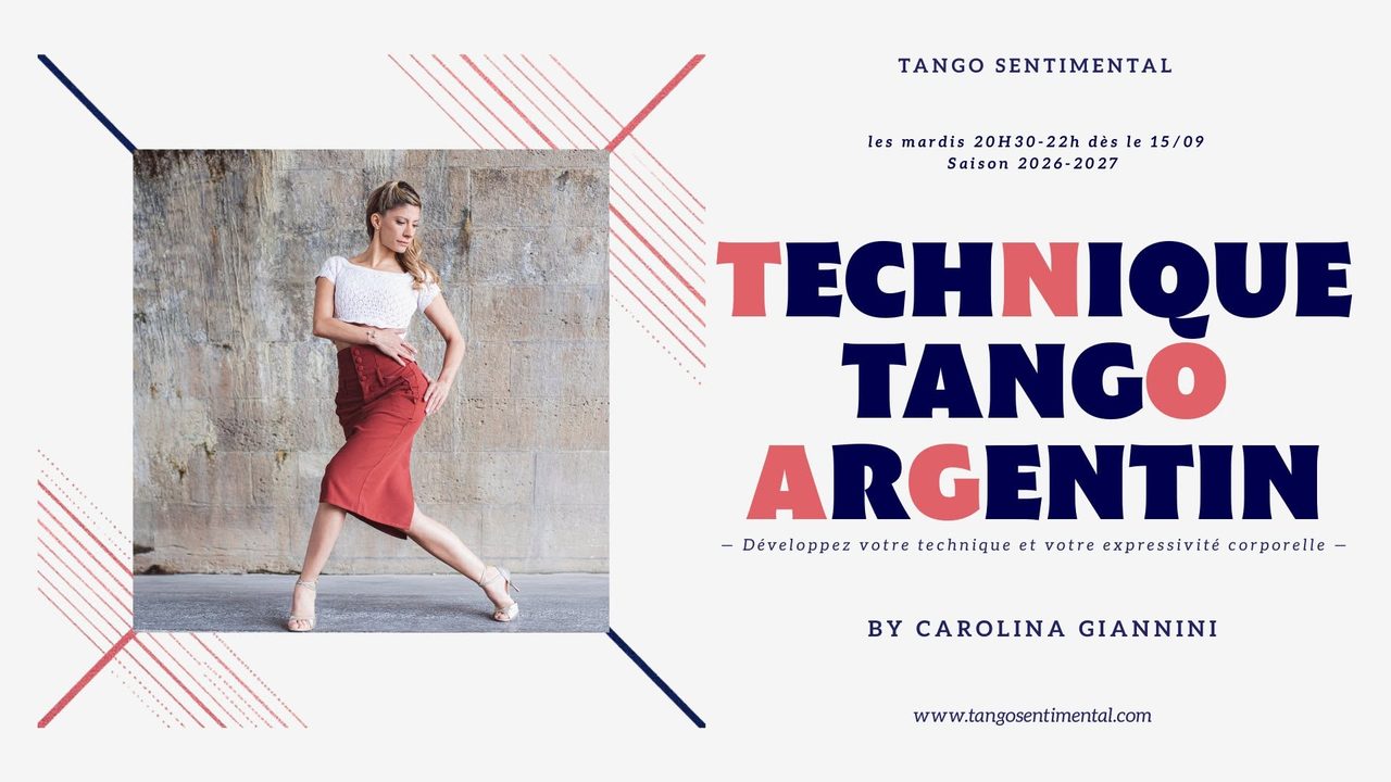 Cour tango argentin – Technique individuelle double rôle