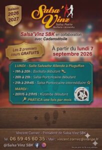 Cours d&rsquo; essai Gratuits Salsa Bachata Kizomba
