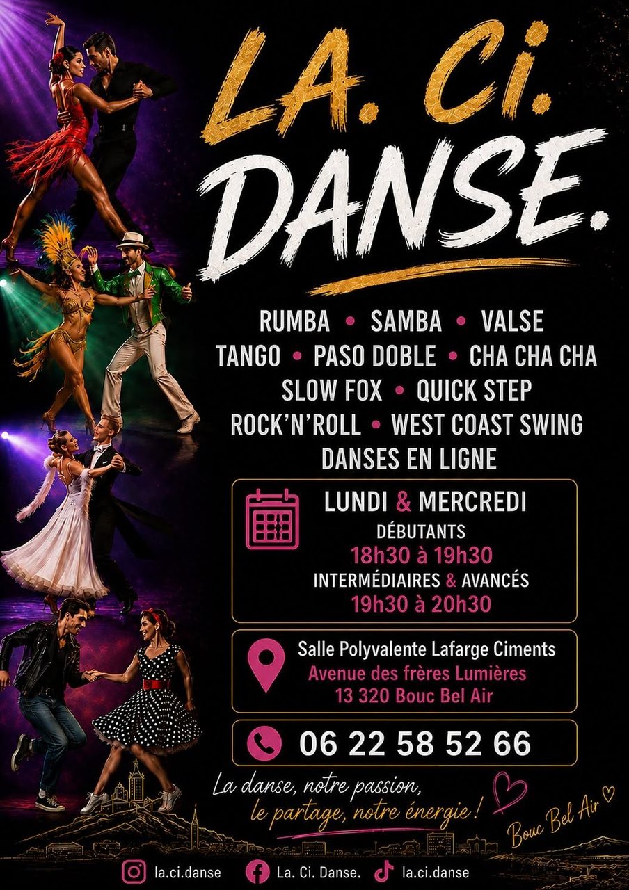 Cours danses de société