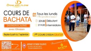 Cours de Bachata Dominicaine à Talence – Rentrée 2026-2027 | DOM AND FLOW