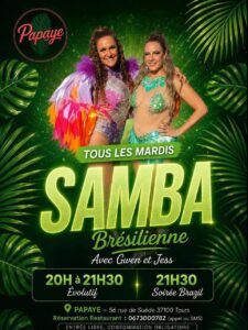 Cours de Samba au Papaye et Chocolat