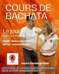 Cours d&rsquo;essai GRATUIT BACHATA