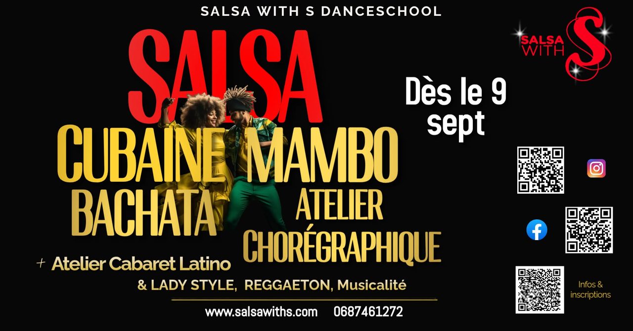 Cours d&rsquo;essai & Portes Ouvertes – École de Danse Salsa With&rsquo;s
