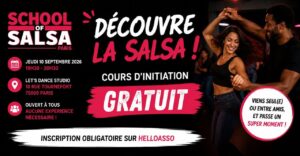 Cours d&rsquo;initiation GRATUIT – Salsa Portoricaine Débutant | School of Salsa Paris