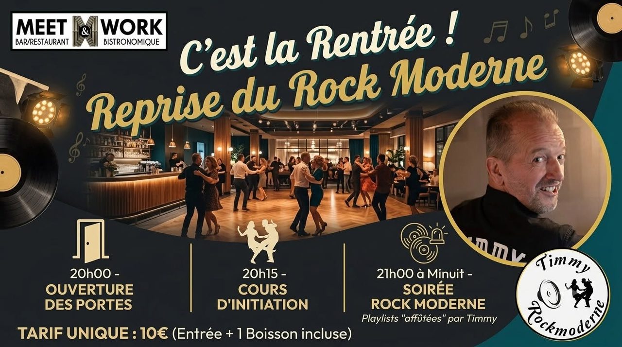 Cours et soirée rock au Meet&Work