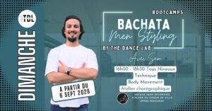 DIMANCHE – MOUVAUX – BOOTCAMPS MEN STYLING BACHATA avec Sam (The Dance Lab)