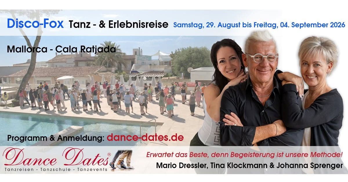 Disco-Fox Tanz- & Erlebnisreise Mallorca – Aug./Sept. 2026