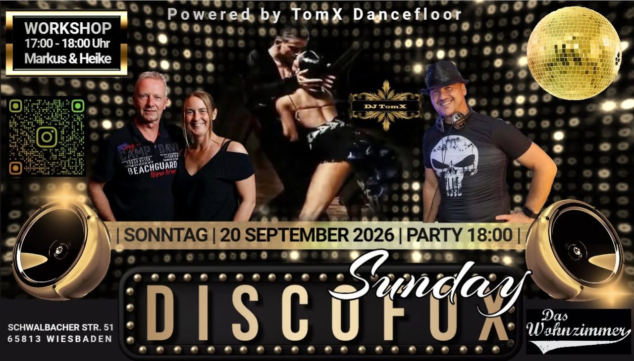 Discofox Sunday – Das Wohnzimmer Wiesbaden – Discofox Workshop – Discofox in the Mix