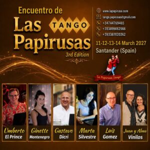 Encuentro De Tango Las Papirusas – 3ra edición 2027