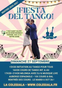 Fiesta del Tango – Spéciale rentrée à Montmorency