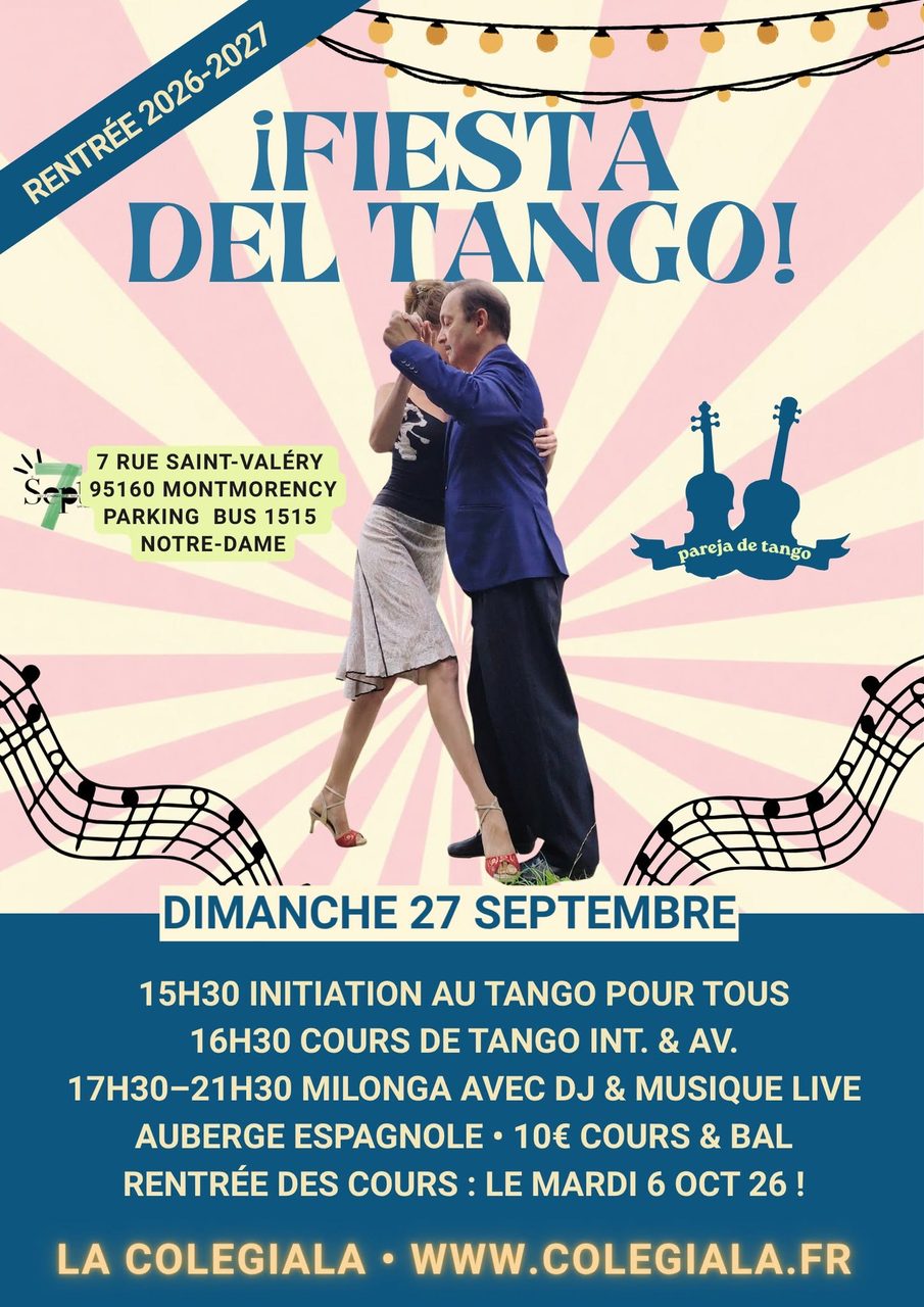 Fiesta del Tango – Spéciale rentrée à Montmorency