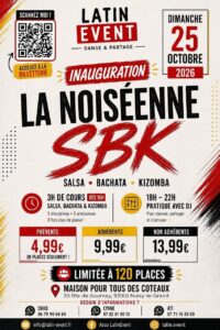 Inauguration La Noiséenne SBK – Salsa Bachata Kizomba – Noisy-le-Grand