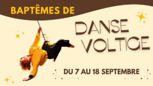 Initiations de danse-voltige ! 1h30 à prix libre !