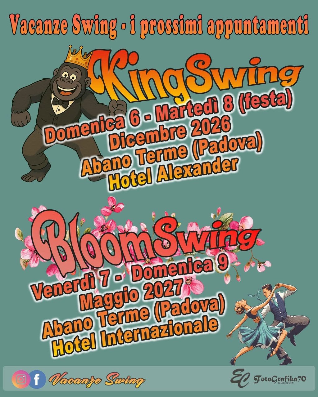 🌺Bloom Swing in Padua, Italien😎
