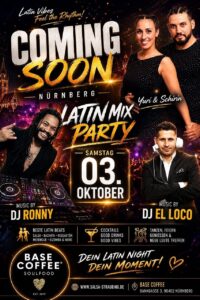 Latin Mix Party in Basecoffee Nürnberg