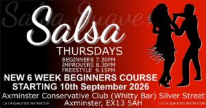 Learn to dance Salsa – New 6 Week Course – Improver Classes too