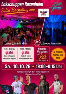 Lokschuppen Rosenheim – Bailando Salsa Bachata y mas