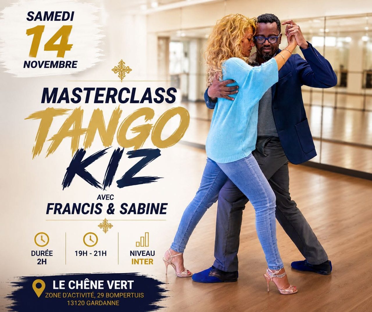 Masterclass Tango kiz Avec Francis & Sabine