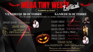 MEGA TINY WESTY FESTIVAL: 6 intervenants, +de 7h de stages, 2 soirées