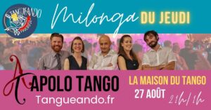 MiLONGA du jeudi + Apolo Tango