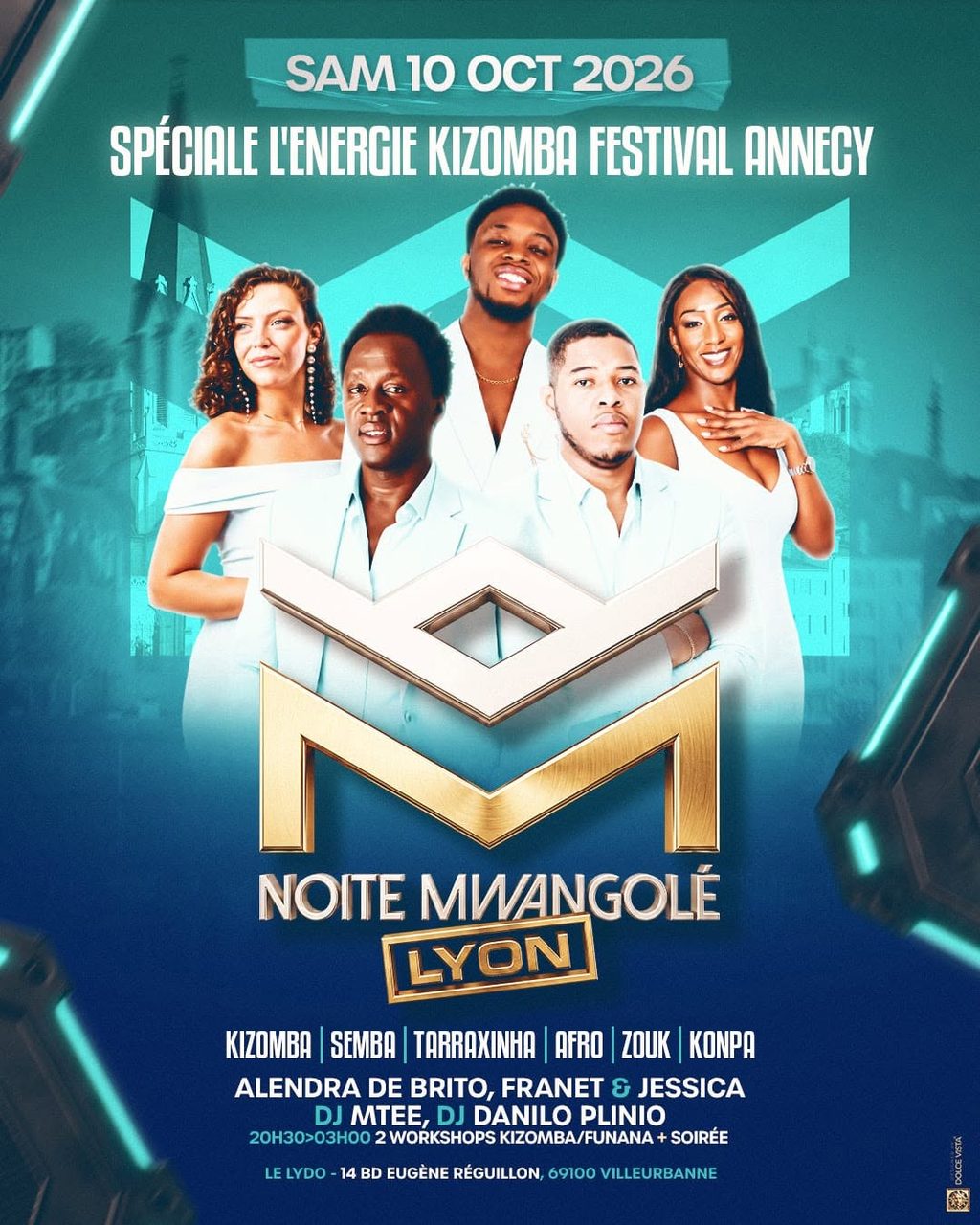 NOITE MWANGOLÉ LYON – SPÉCIALE L&rsquo;ÉNERGIE KIZOMBA FESTIVAL ANNECY