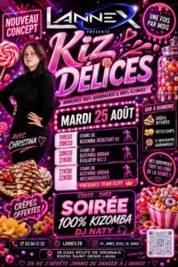 🍿🍩🍡NOUVEAU CONCEPT KIZ DELICES🥞1 FOIS PAR MOIS❤️🍩COURS ET SOIRÉE 100% KIZOMBA🥞🍡🍩🍿