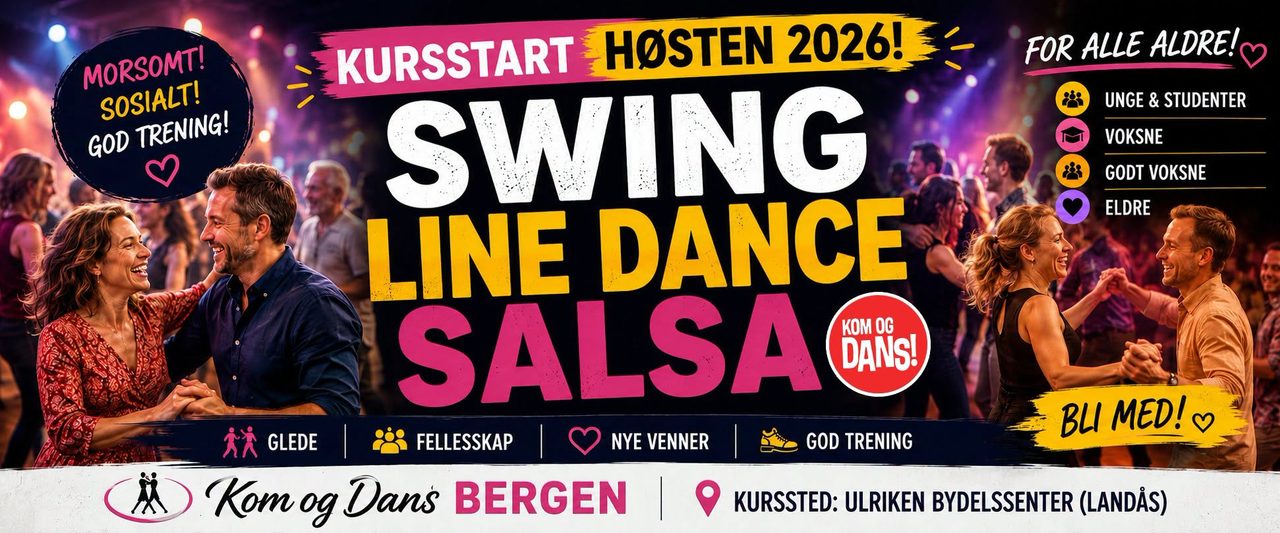 Nye dansekurs – Swing / Line Dance / Salsa m.m.