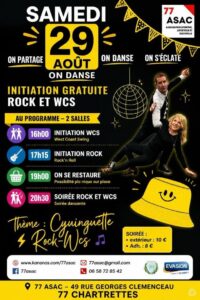 ON DANSE LE SAMEDI 29 AOUT 2026 A CHARTRETTES