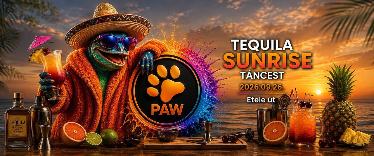 PAW | 🍹Tequila Sunrise🍹 táncest 1️⃣2️⃣ dj, 5️⃣ terem, 5️⃣ stílus, 5️⃣ ws @ Etele út (26.09.26.)