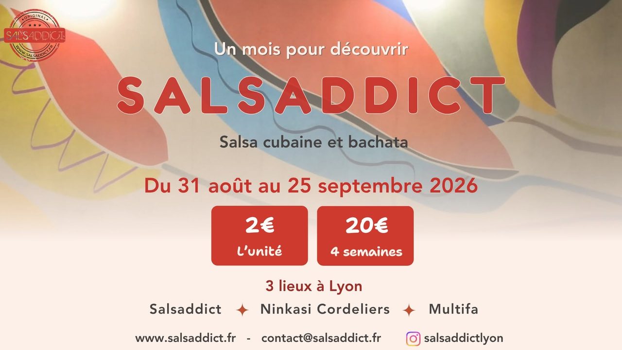 Période découverte Salsaddict – Salsa et bachata