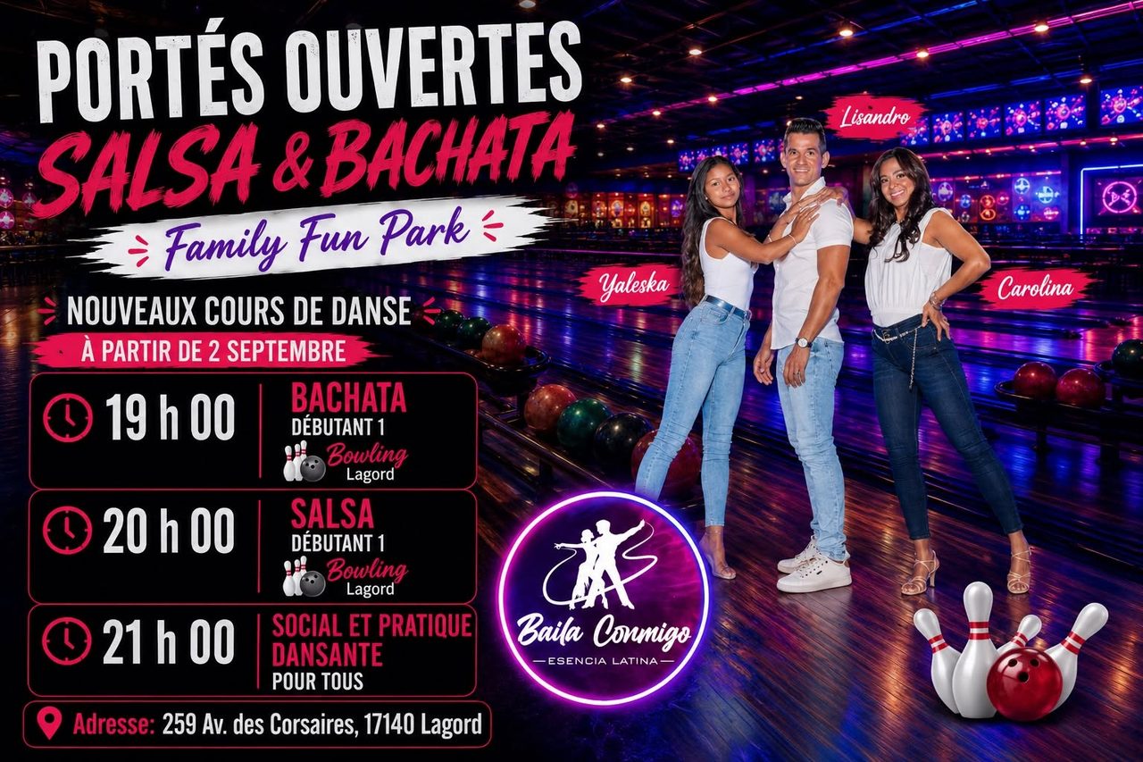 PORTÉS OUVERTES BACHATA & SALSA Tous Les Mercredis du Septembre