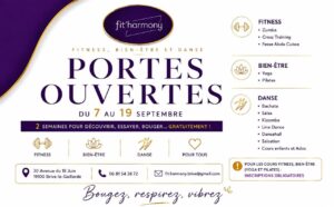 🎉 𝐏𝐨𝐫𝐭𝐞𝐬 𝐎𝐮𝐯𝐞𝐫𝐭𝐞𝐬 𝐅𝐢𝐭&rsquo;𝐇𝐚𝐫𝐦𝐨𝐧𝐲, Fitness, Bien-être et Danse