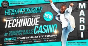🔥 PORTES OUVERTES SALSA CUBAINE – TROPIK’LILLE | 8 & 15 SEPTEMBRE Technique Casino