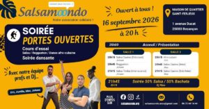 Portes ouvertes Salsamoondo + Soirée Salsa/Bachata